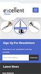 Mobile Screenshot of excellentshears.com